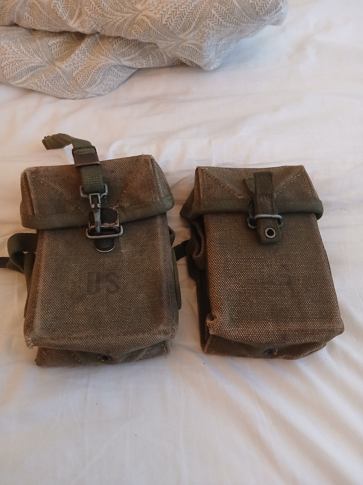 m1956 1st pattren universal small arms ammunition pouches, Ophalen of Verzenden, Landmacht, Amerika, Overige typen