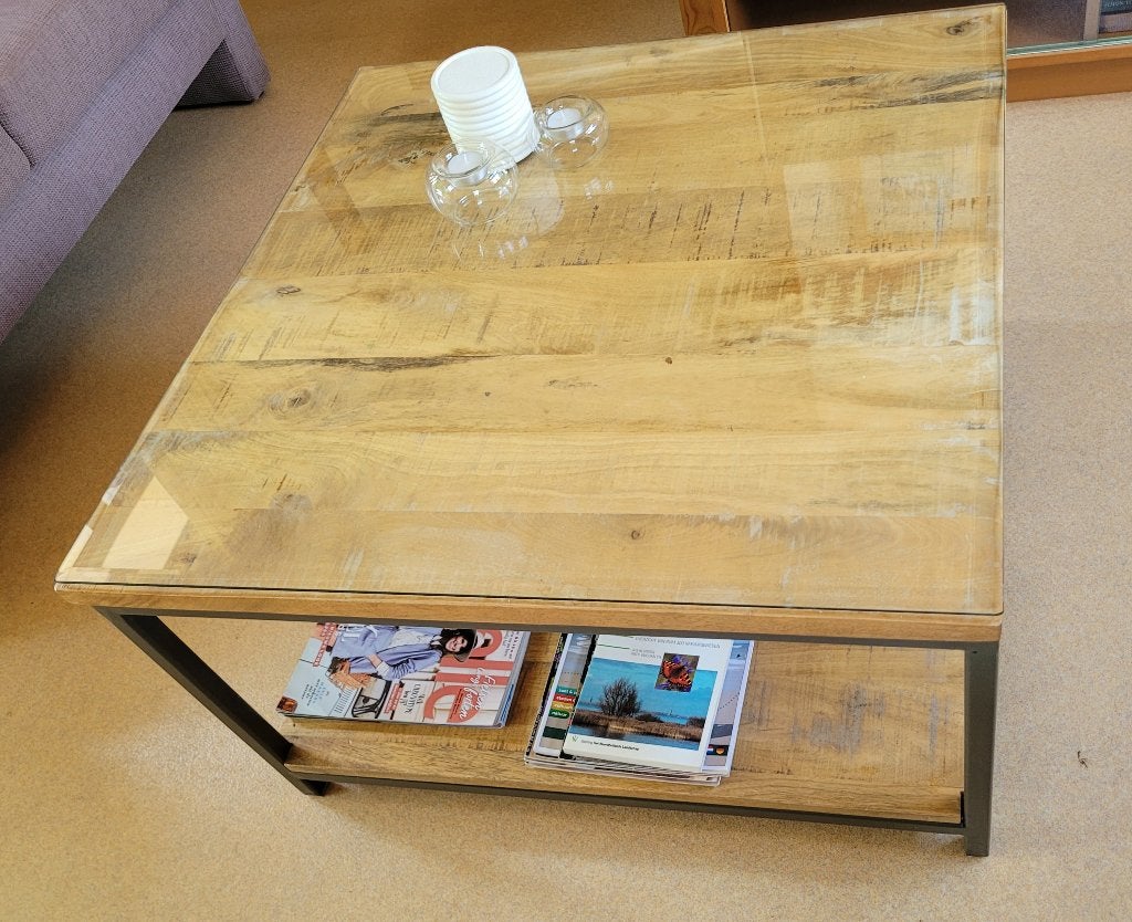Salontafel 80x80, Ophalen, 50 tot 100 cm, Vierkant, 50 tot 100 cm