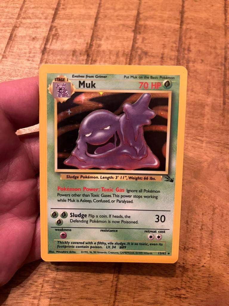 Muk, Hobby en Vrije tijd, Verzamelkaartspellen | Pokémon, Ophalen of Verzenden, Zo goed als nieuw