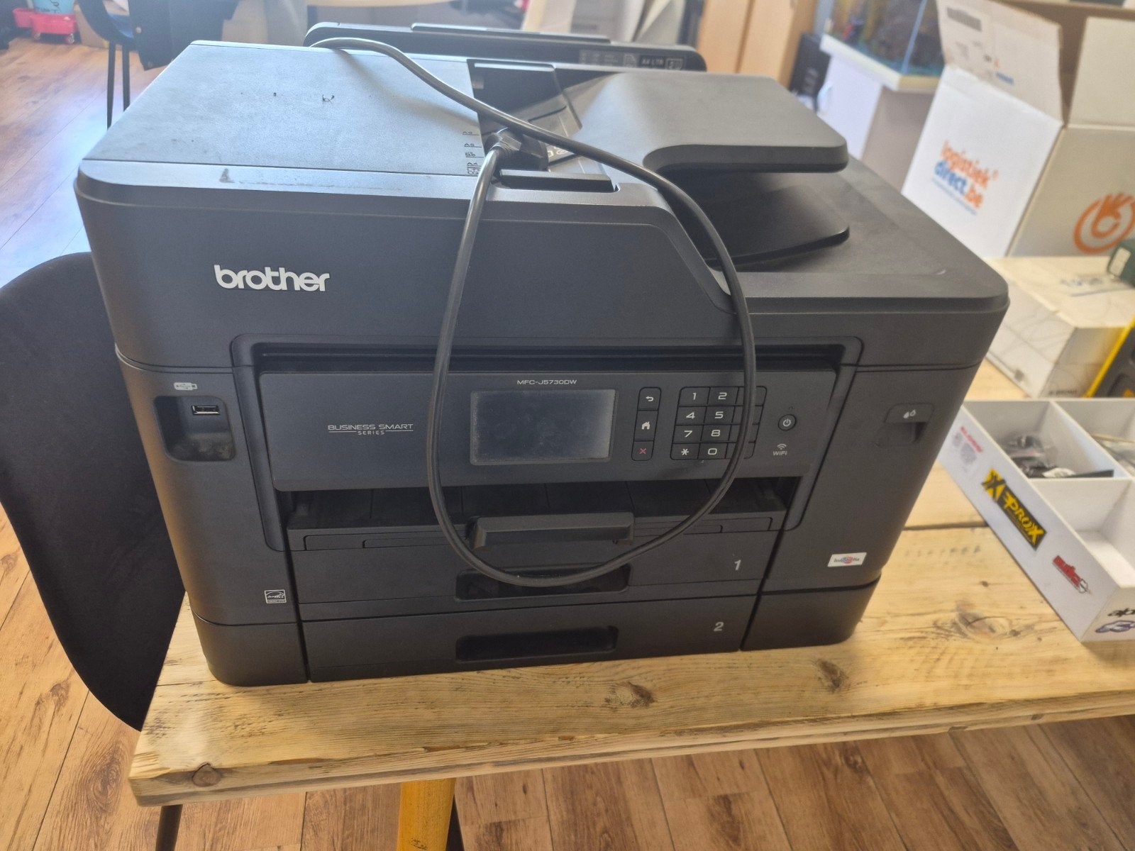 Brother Inkjet Printer MFC-J5730DW, Computers en Software, Printers, Ophalen, Gebruikt, Inkjetprinter, All-in-one