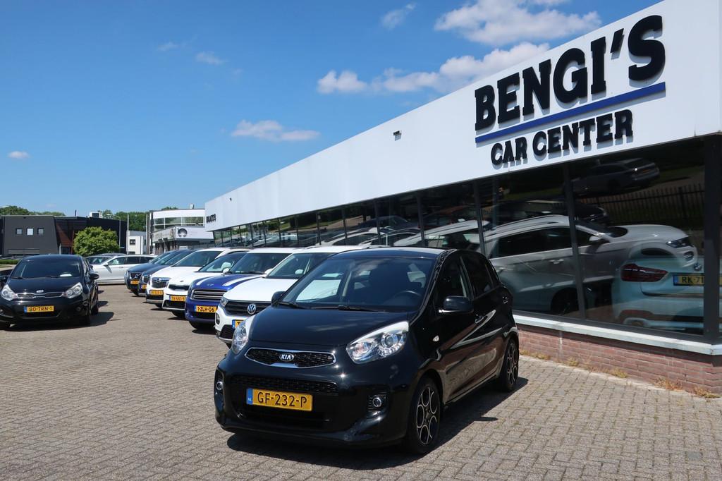 Kia Picanto 1.0 CVVT First Edition. AIRCO_CRUISE_NAP_LED., Auto's, Kia, Voorwielaandrijving, Euro 5, Gebruikt, Zwart