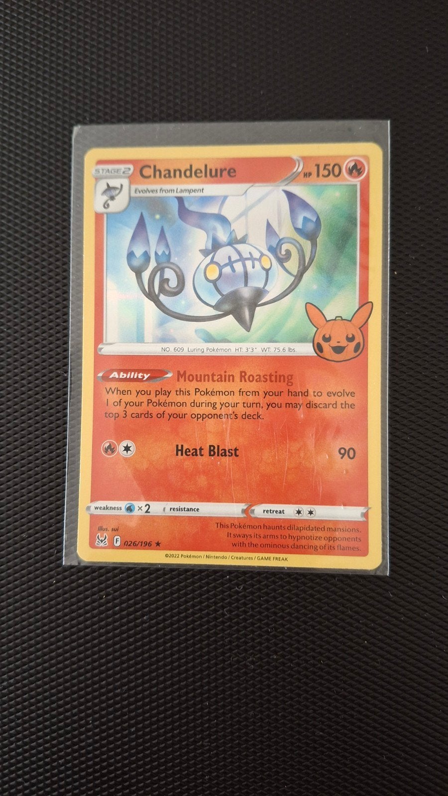 Pokémon Kaart Chandelure 026/196 - Nieuwstaat, Ophalen