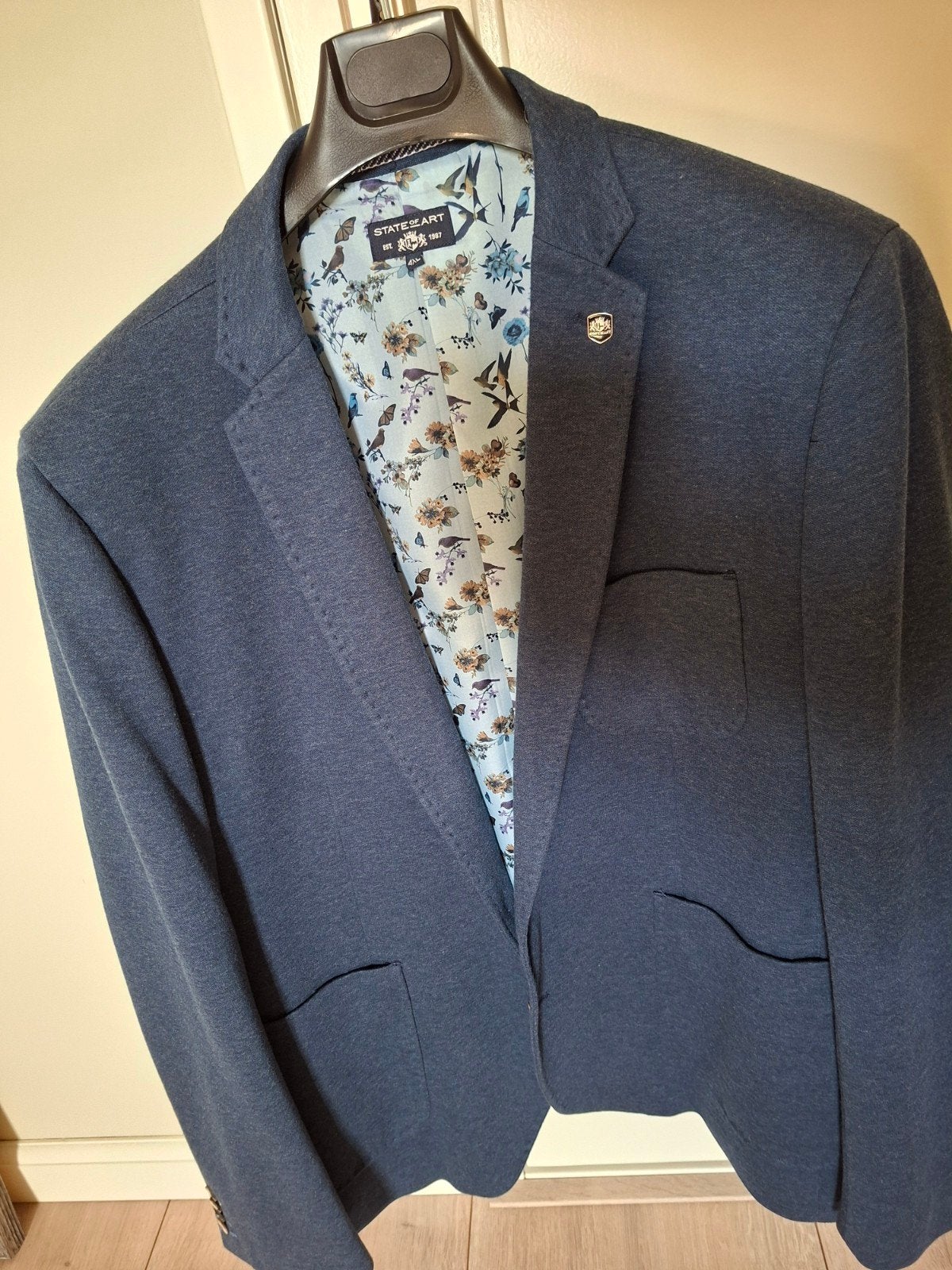 State of Art heren colbert 4 XL. Blauw., Ophalen of Verzenden, Zo goed als nieuw, Overige maten, Blauw