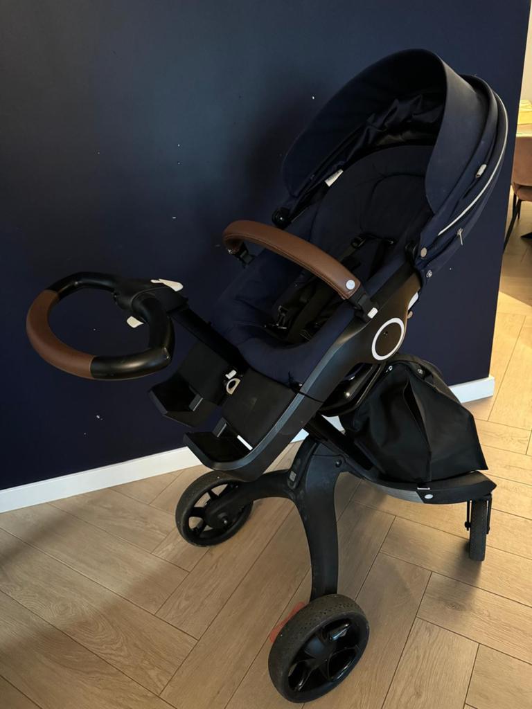 Stokke Xplory kinderwagen met reiswieg, zitje en acce, Gebruikt, Combiwagen, Met reiswieg, Ophalen
