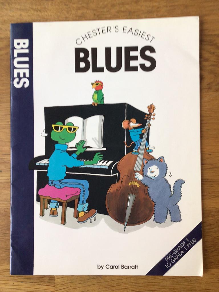 Chester’s easiest blues by Carol Barrat voor beginners piano, Les of Cursus, Ophalen of Verzenden, Zo goed als nieuw, Blues