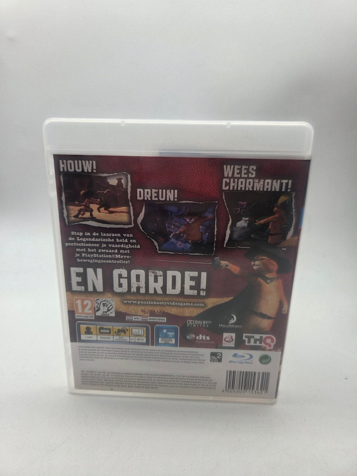 Puss in Boots - De Gelaarsde Kat PS3 (Dreamworks), Avontuur en Actie, Gebruikt, THQ, 1 speler