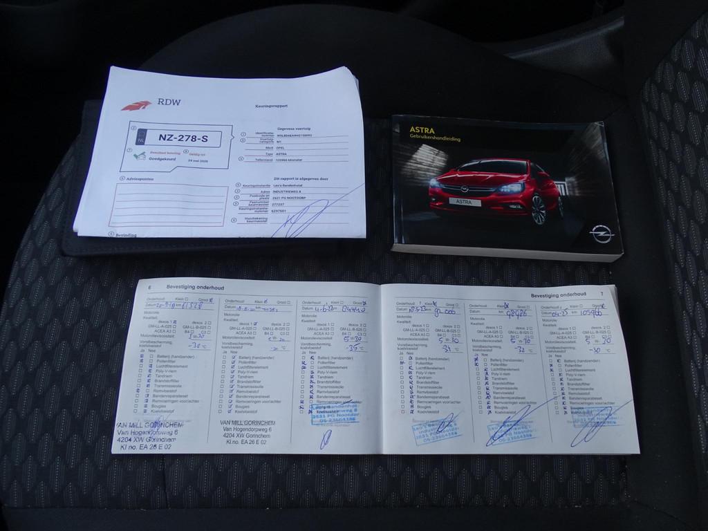 Opel Astra 1.0 Online Edition AUTOMAAT | DODEHOEK DETECTIE |, Auto's, Stof, Gebruikt, 610 kg, 23 km/l
