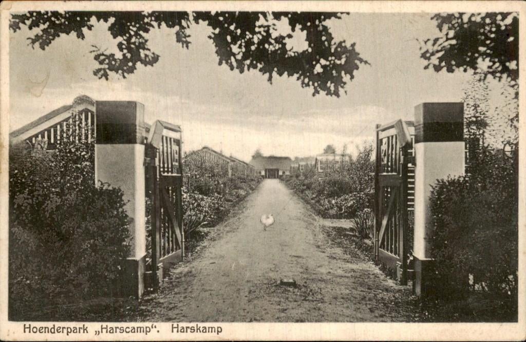 Harskamp - Hoenderpark - Ingang, Ophalen of Verzenden, 1920 tot 1940, Gelopen, Gelderland