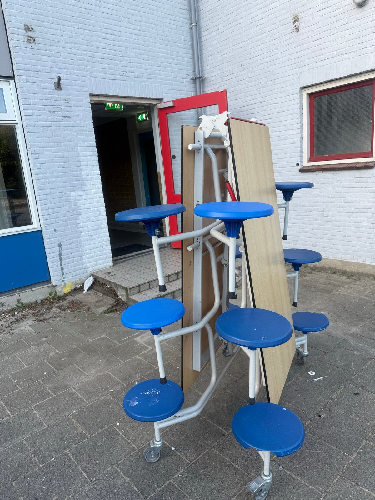 Opvouwbare kinderdag/schooltafels, Ophalen of Verzenden, Gebruikt