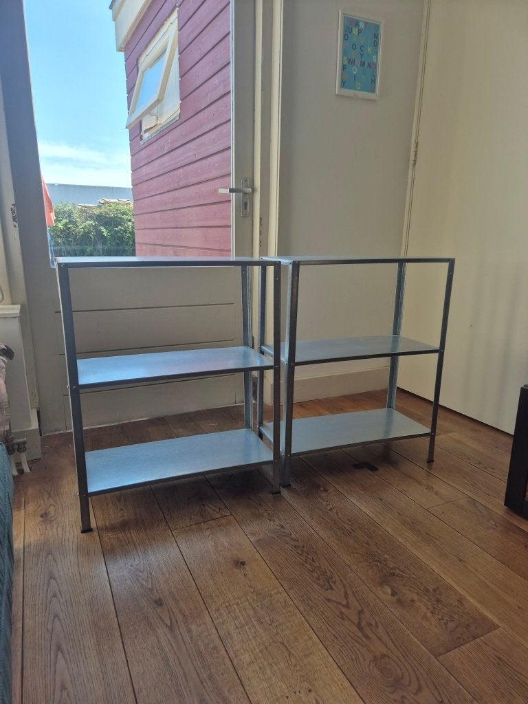 Hyllis Ikea shelves, Huis en Inrichting, Kasten | Stellingkasten, Ophalen, Gebruikt