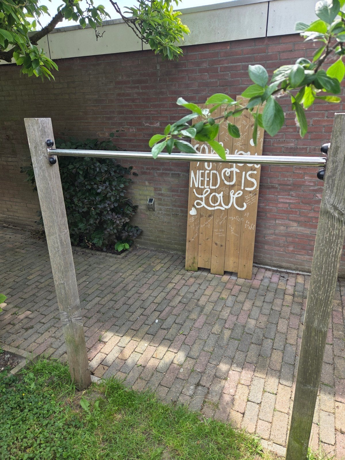 Duikelstang RVS 125 cm zo goed als nieuw, Ophalen of Verzenden