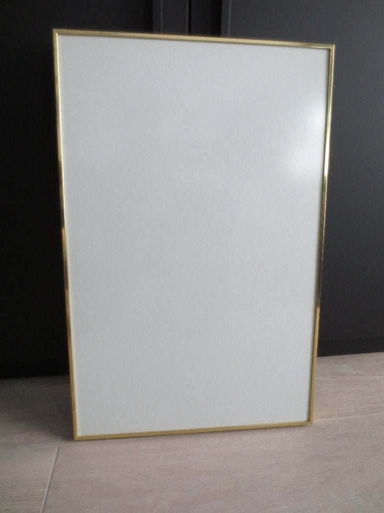 Nielsen goudkleurige fotolijst, ontspiegeld glas, 33 x 50 cm, Audio, Tv en Foto, Fotografie | Fotolijsten, Gebruikt, Ophalen of Verzenden