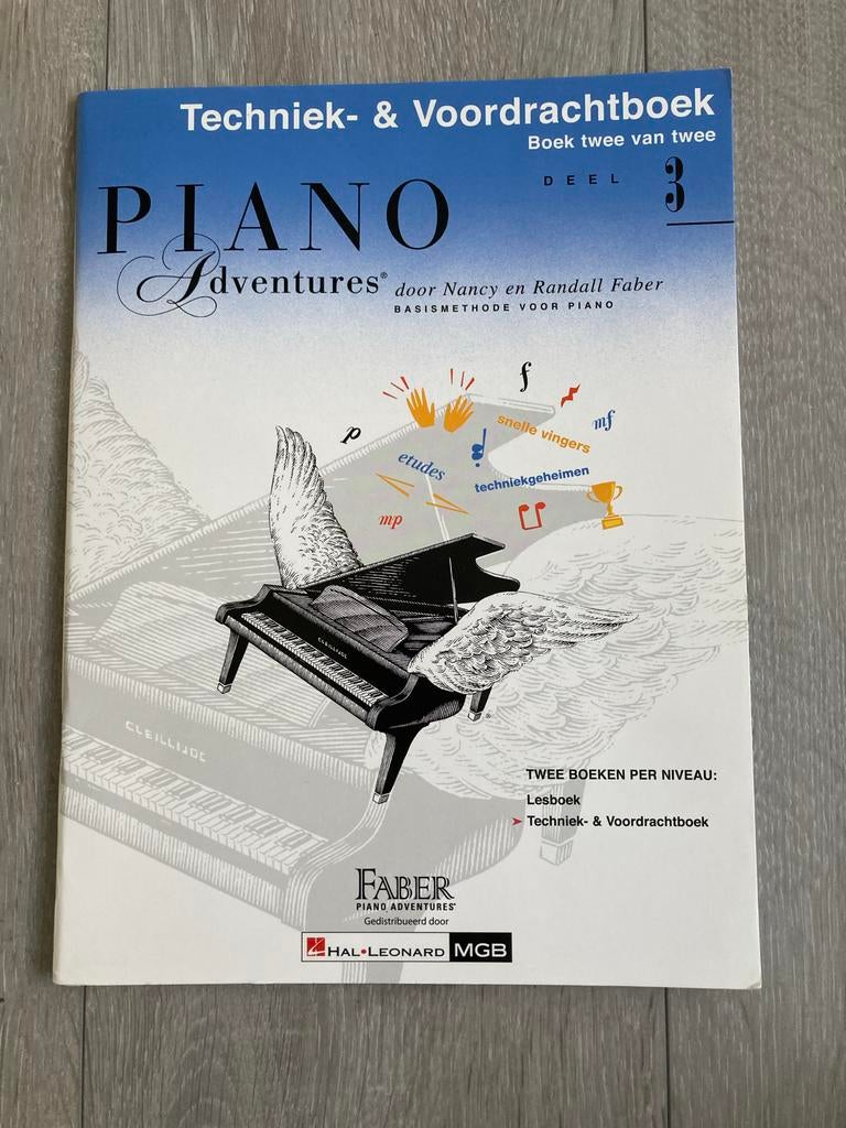 Piano Adventures Techniek- & Voordrachtboek Deel 3, Ophalen of Verzenden, Alpha, Zo goed als nieuw, Niet van toepassing