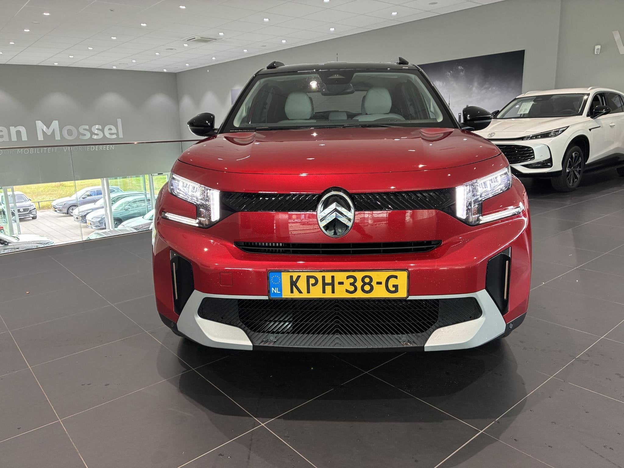 Citroen C3 Aircross 1.2 Hybrid 145pk Max Hoge instap l zeer, Auto's, Euro 6, 1199 cc, Leder en Stof, Parkeersensor