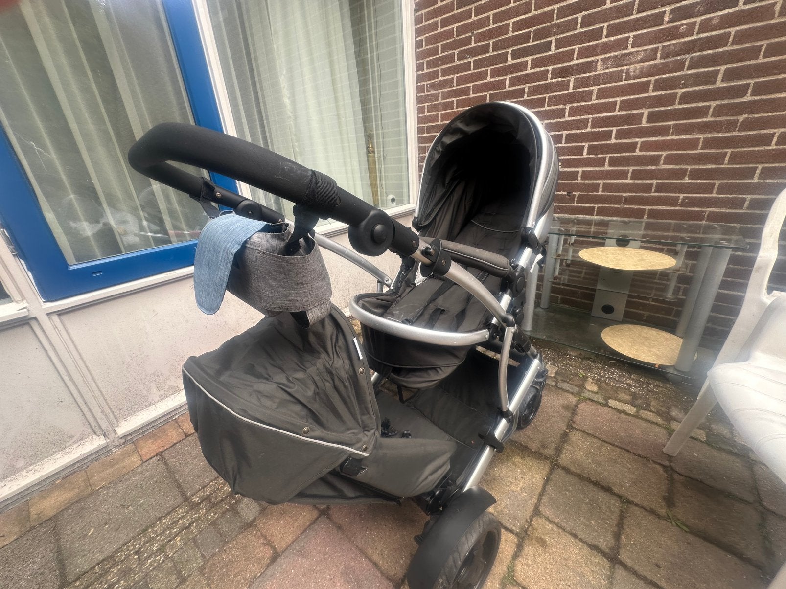 Tweeling kinderwagen - flexibel & compleet, Gebruikt, Duowagen, Combiwagen, Ophalen