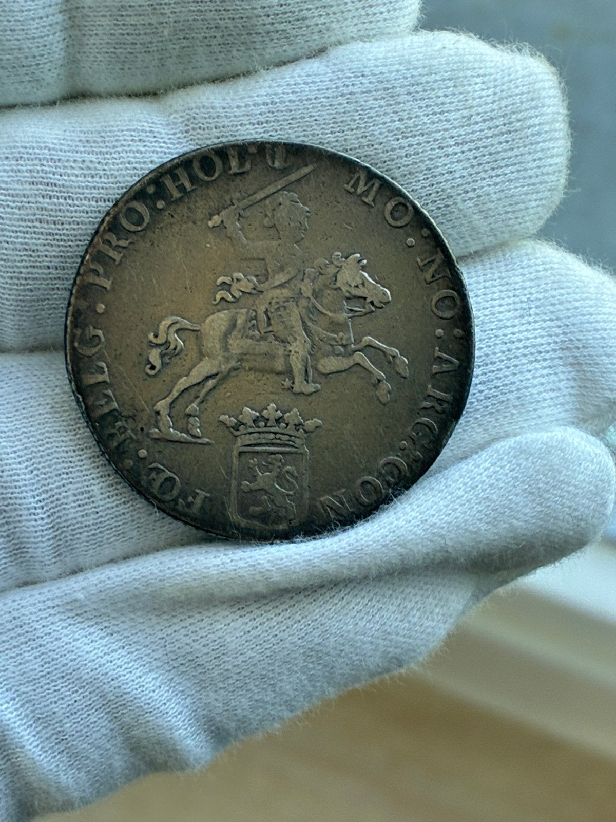 Halve Zilveren Rijder 1772 Holland / Delm 1047 R1, Postzegels en Munten, Ophalen of Verzenden, Vóór koninkrijk, Overige waardes