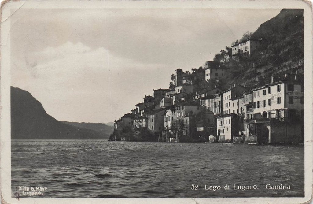702-476-017 Lago Di Lugano Gandria, Verzenden, Voor 1920, Overig Europa