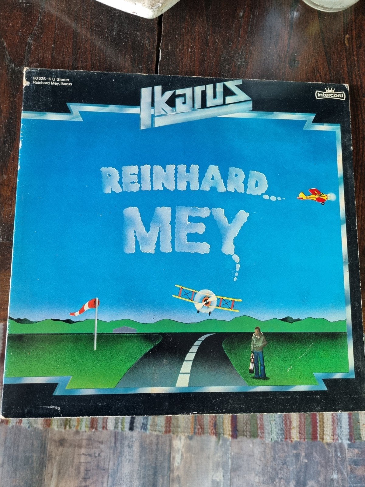 Reinhard Mey - Ikarus LP (1975) - Pop/Folk, LP, Pop, Ophalen of Verzenden, Zo goed als nieuw