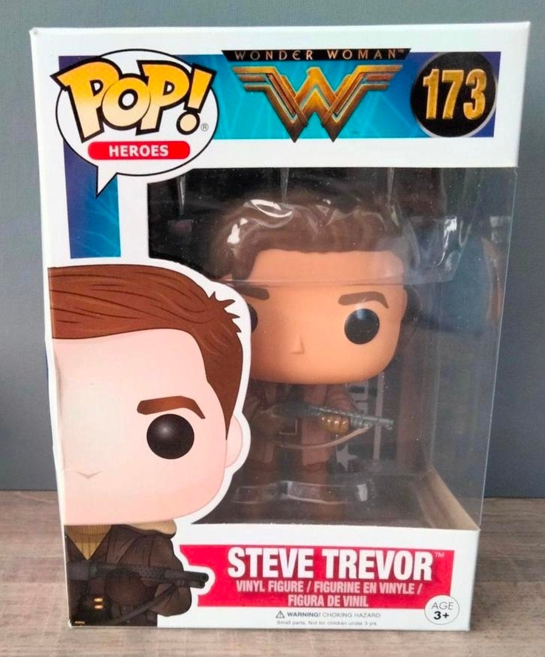 173 Steve Trevor Wonder Woman Funko Pop, Verzenden, Zo goed als nieuw
