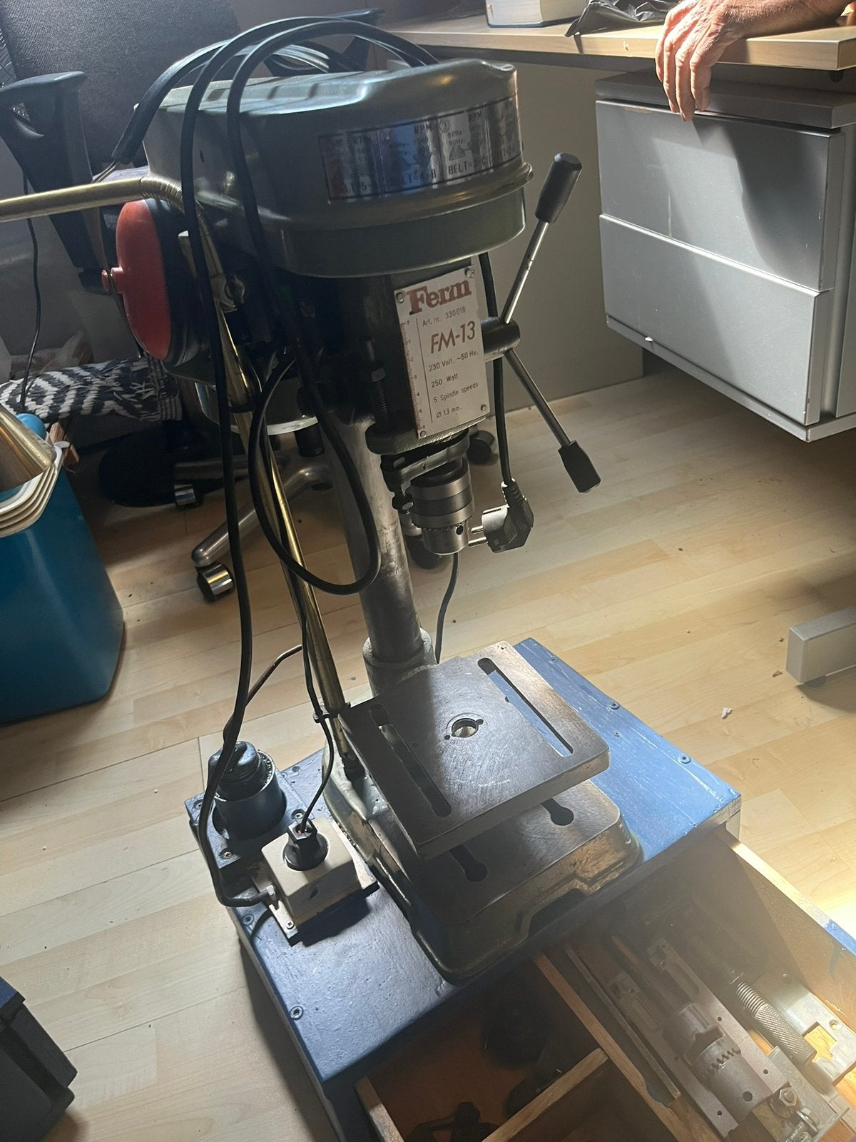 Kolomboormachine met toebehoren, Ophalen, Gebruikt, Kolomboormachine