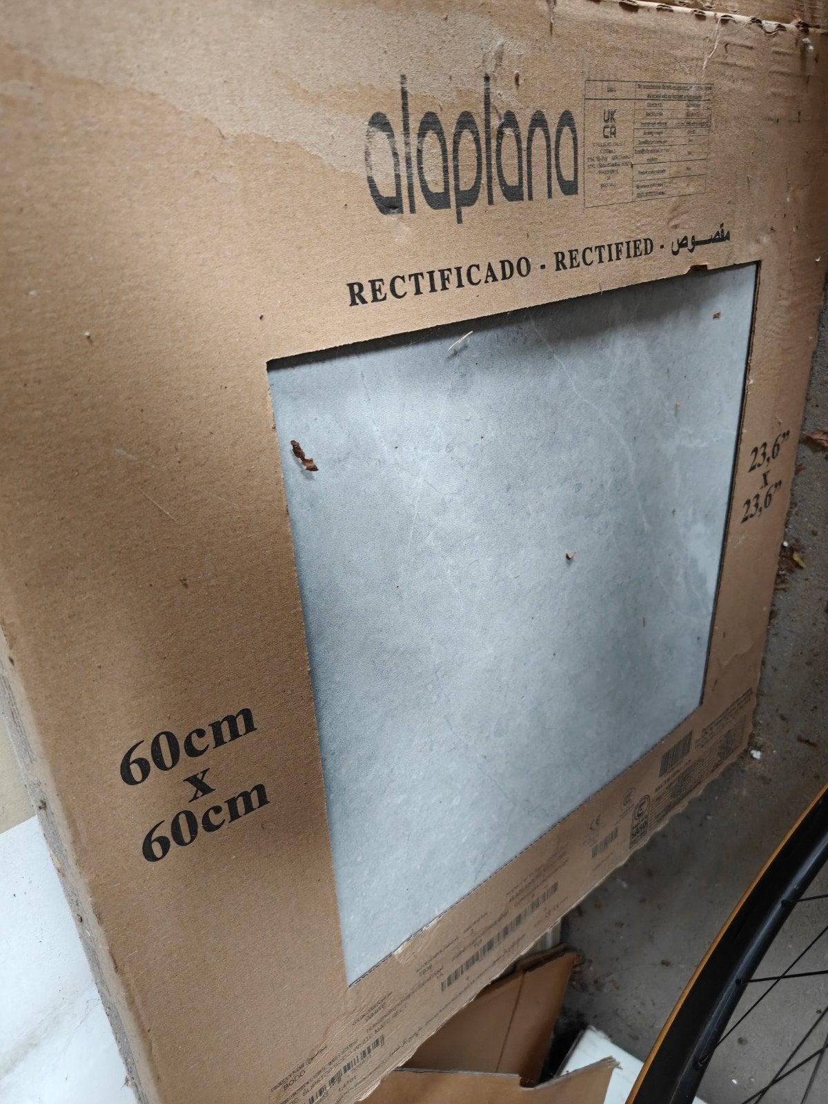Nieuwe Vloertegels 2.88m², Ophalen, 60 cm of meer, Nieuw, Minder dan 5 m²