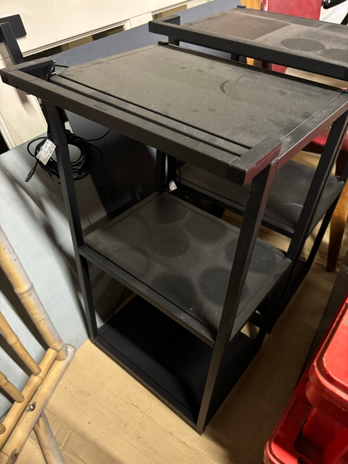 Ikea stalen kastjes met verlichting, Ophalen, Gebruikt