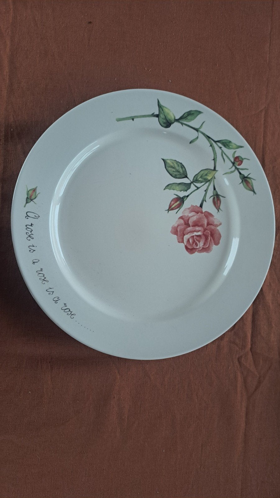 serveerbord  A rose is a rose. Jet by Tersteege.doorsnee 31, Ophalen of Verzenden, Zo goed als nieuw, Porselein, Overige stijlen