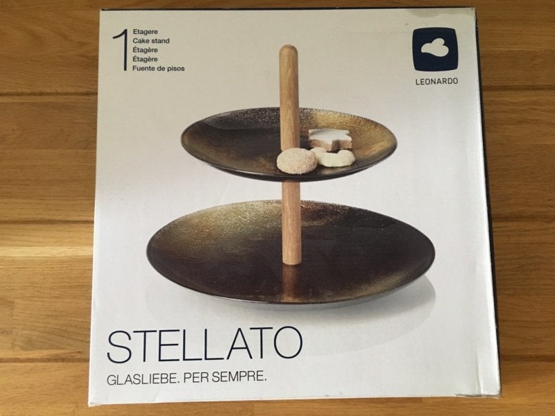 etagere Leonardo Stellato Etagere kleur Blauw / Goud, Ophalen of Verzenden, Nieuw