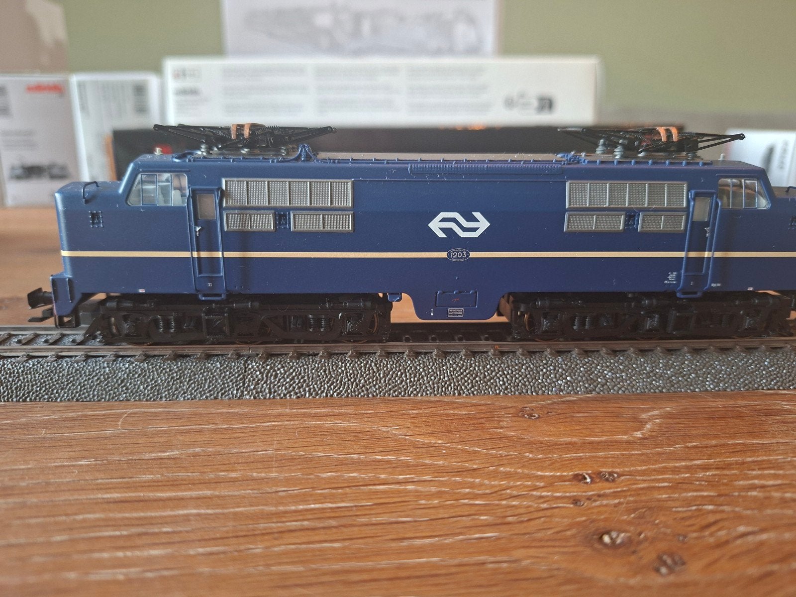 Märklin H0 37127 NS E loc 1203 Berlijns Blauw Full Sound, Ophalen of Verzenden