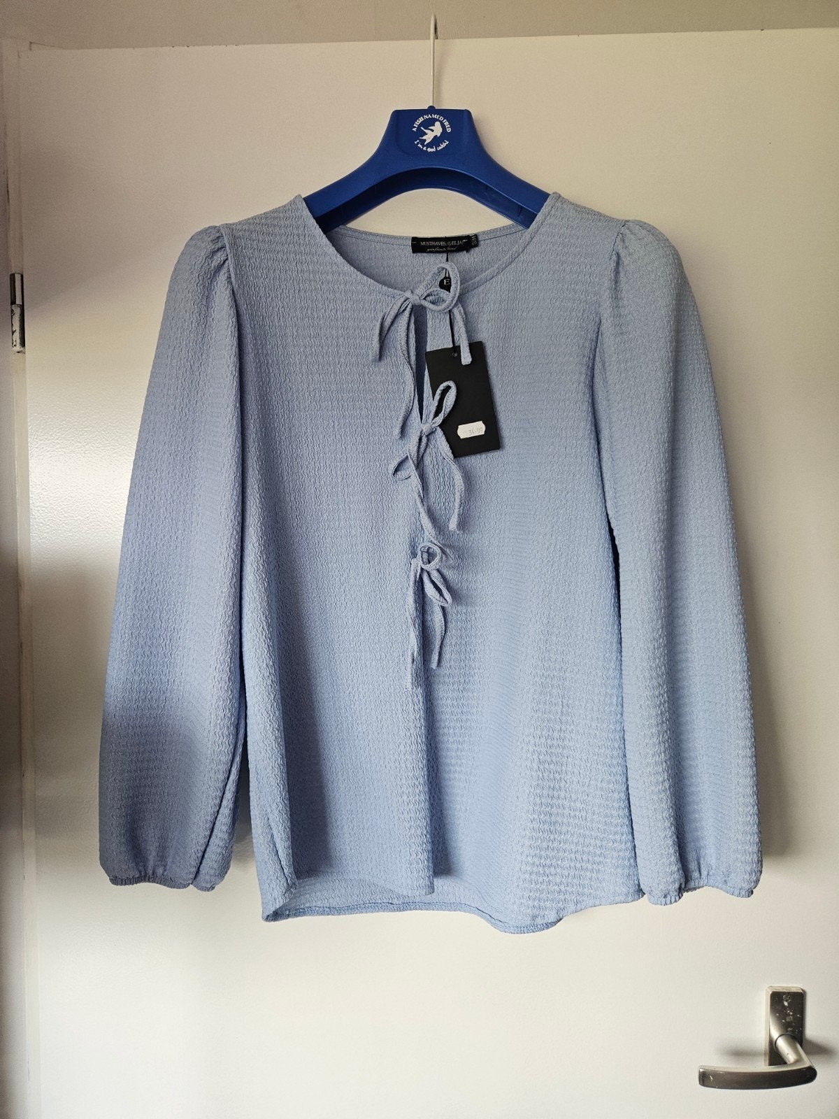 Nieuwe blouse  Musthaves Elja maat S/M, Blauw, Info@musthaveselja.com, Nieuw, Ophalen of Verzenden