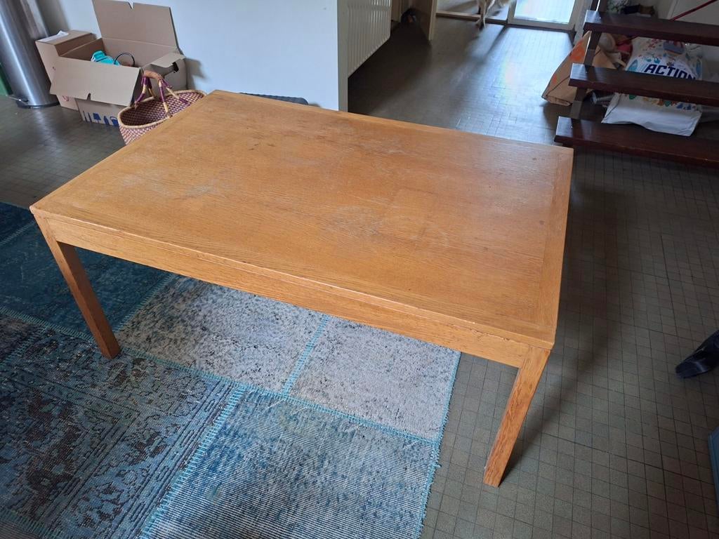 Deense Børge Mogensen salontafel - 120x80x55 cm, Huis en Inrichting, Ophalen, Gebruikt, 100 tot 150 cm, 50 tot 100 cm