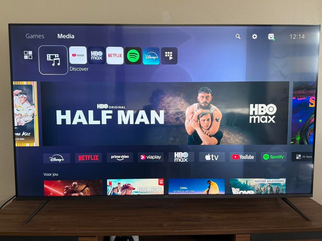 TCL 75 inch tv, Ophalen, Gebruikt
