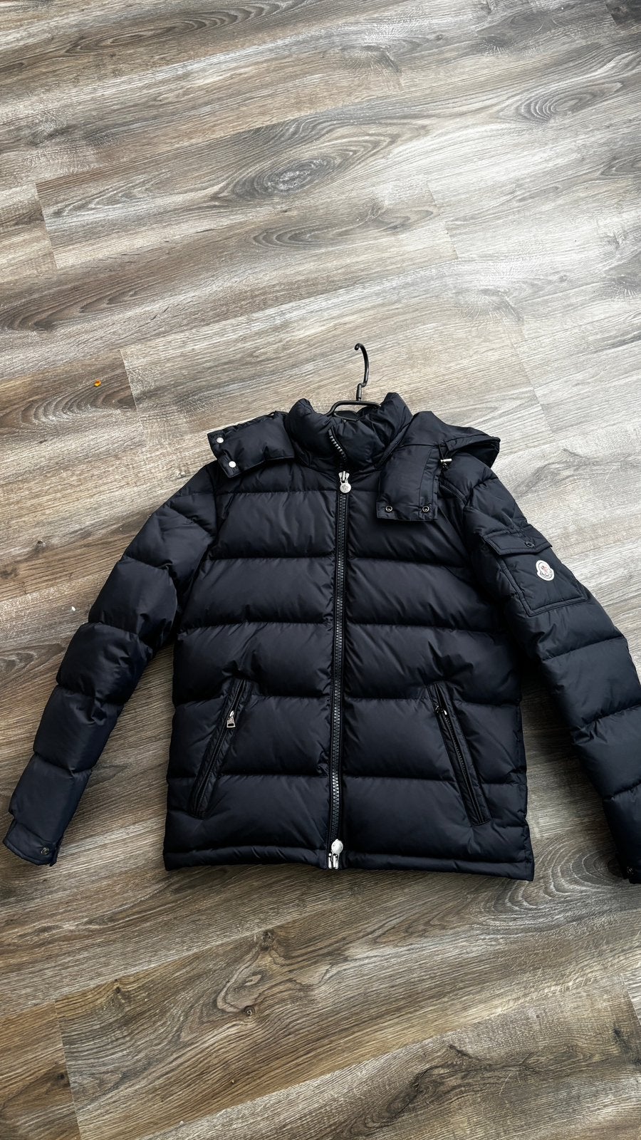 Nieuwe Moncler jas donker blauw, Kleding | Heren, Jassen | Winter, Ophalen of Verzenden, Nieuw, Blauw