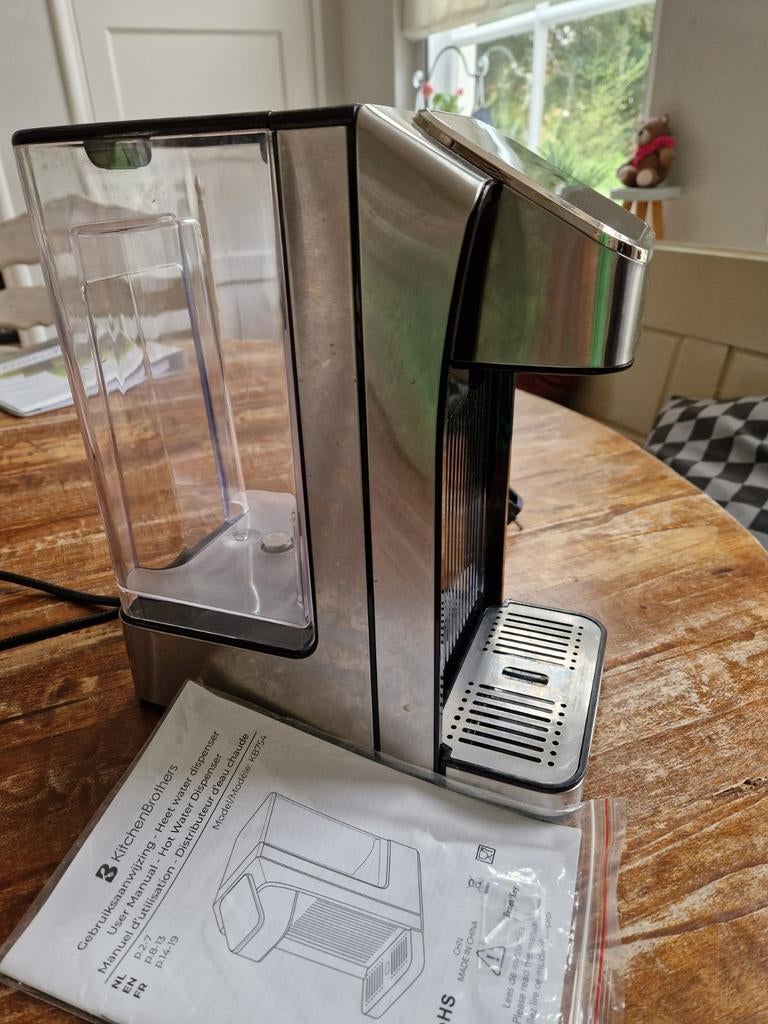 Heet water dispenser Kitchen Brothers KB754, Witgoed en Apparatuur, Waterkokers, 2 liter of meer, Ophalen of Verzenden, Zo goed als nieuw