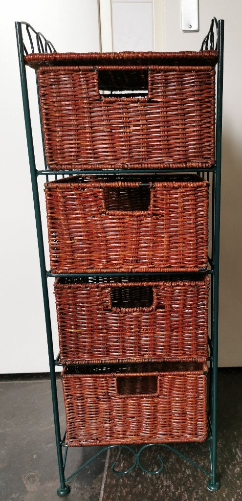 Rotan ladekastje, Ophalen, Landelijke (Rustieke), Minder dan 50 cm, Gebruikt