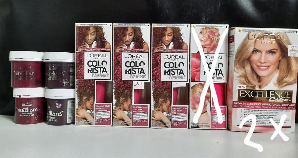 Nieuwe verpakkingen haarverf en haar kleuring, Ophalen of Verzenden, Nieuw, Overige typen