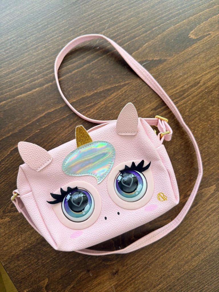 Interactieve unicorn tas. Purse pets., Ophalen, Zo goed als nieuw, Tas, Roze