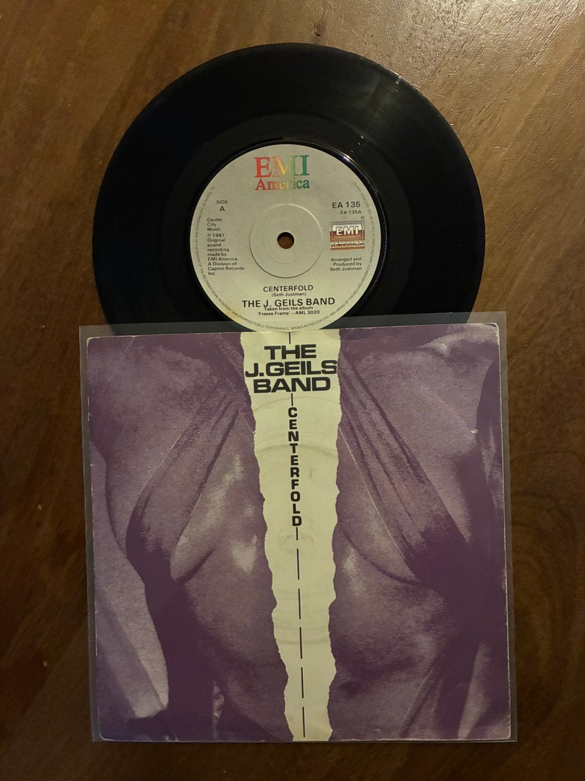The J.Geils Band - Centerfold, Cd's en Dvd's, Vinyl Singles, Ophalen of Verzenden, 7 inch