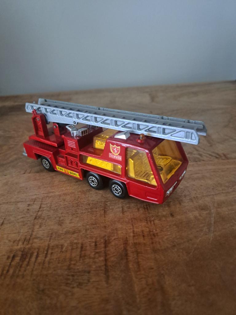 Lesney matchbox model brandweerauto, England, Ophalen of Verzenden, N.b, Bus of Vrachtwagen