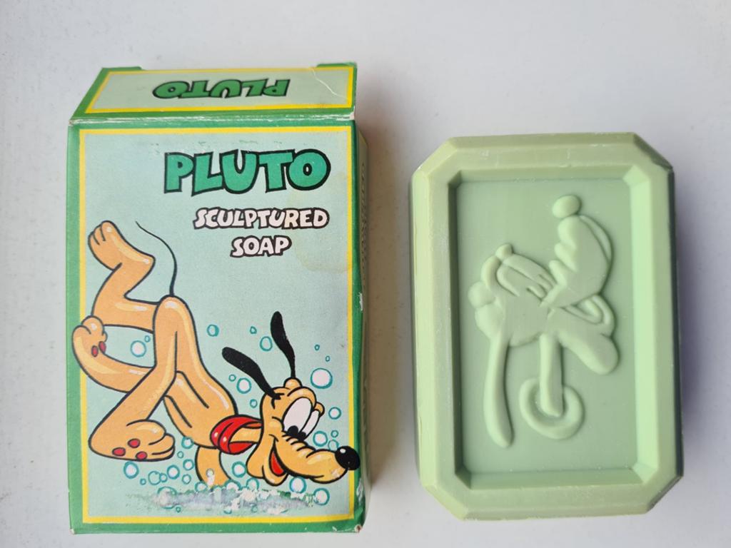 Vintage DISNEY ZEEP PLUTO in doosje, Ophalen of Verzenden, Goofy of Pluto, Gebruikt, Overige typen