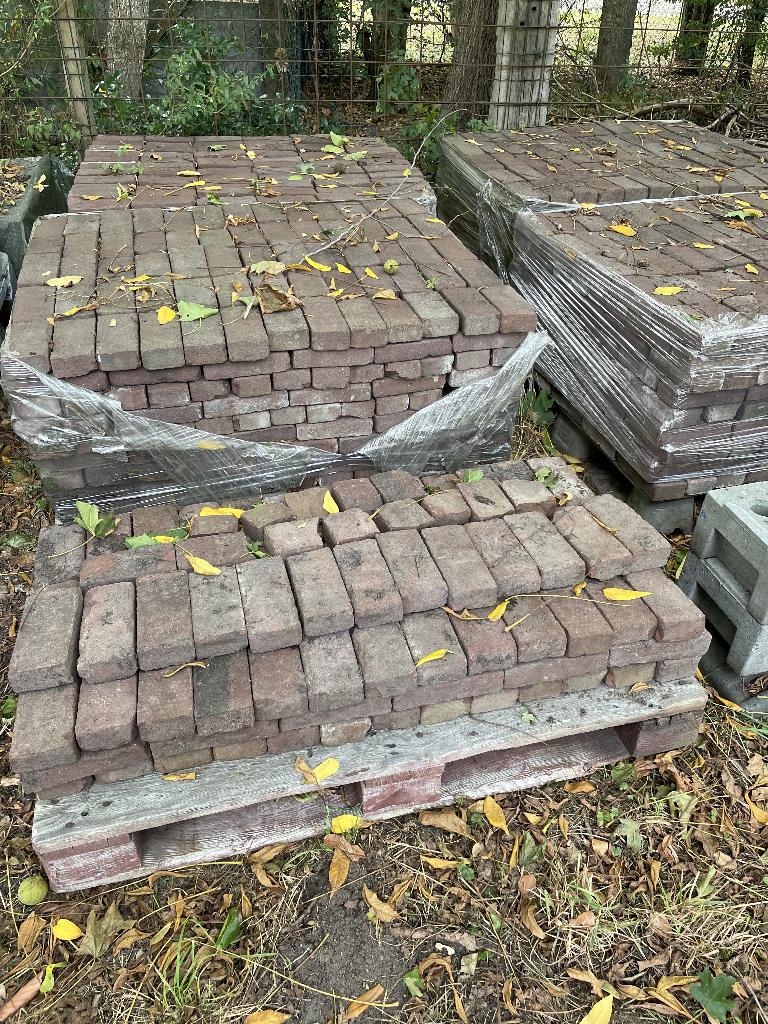 Gebakken 5 duimers, Tuin en Terras, Tegels en Klinkers, Ophalen, Overige materialen, Gebruikt, Klinkers