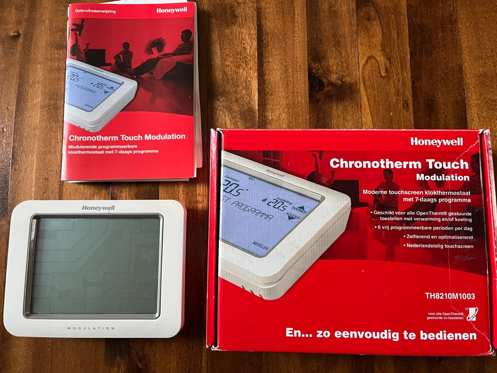 Klokthermostaat Honeywell Chronotherm Touch Modulation