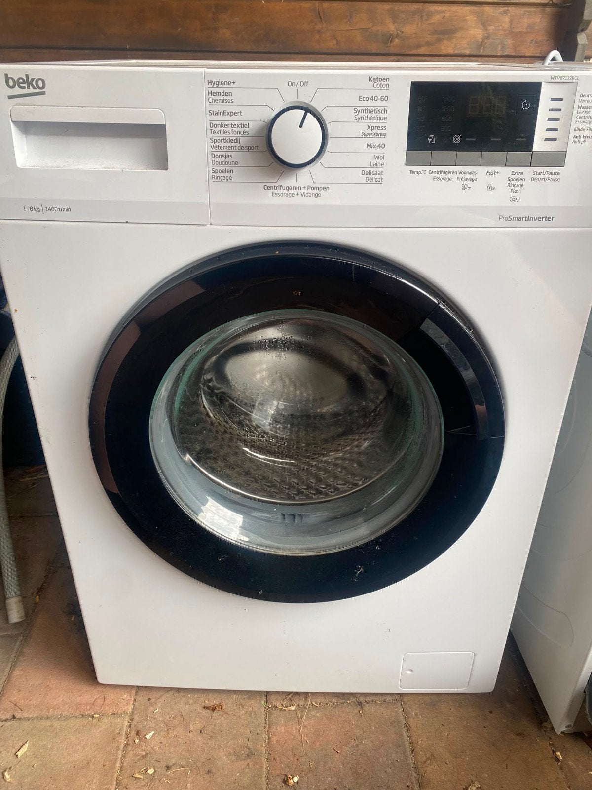 Beko Wasmachine - 8kg, Witgoed en Apparatuur, Ophalen, 1200 tot 1600 toeren, 8 tot 10 kg, Zo goed als nieuw