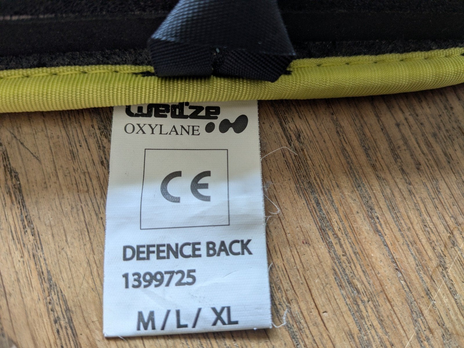 Rug beschermer Wedze, Ophalen of Verzenden, Zo goed als nieuw, Maat 56/58 (XL), Overige typen