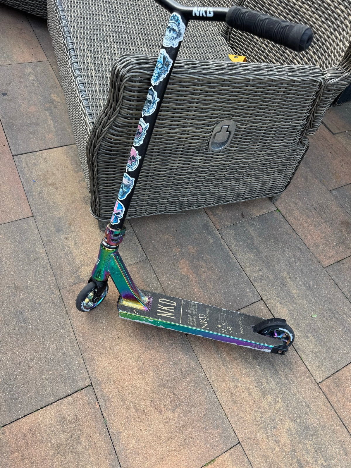 NKD Stuntstep - Gebruikt, Rainbow Kleur, Fietsen en Brommers, Ophalen of Verzenden, Gebruikt, Overige typen