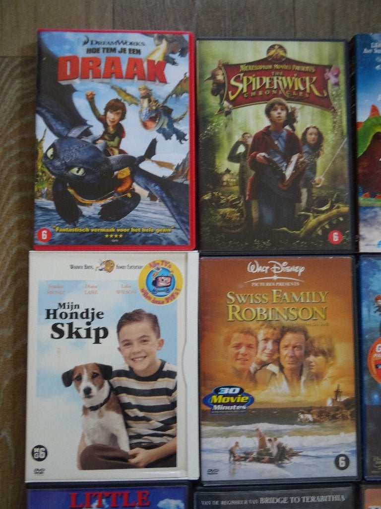 25 DVD, kinderfilms, Cd's en Dvd's, Alle leeftijden, Ophalen of Verzenden, Zo goed als nieuw