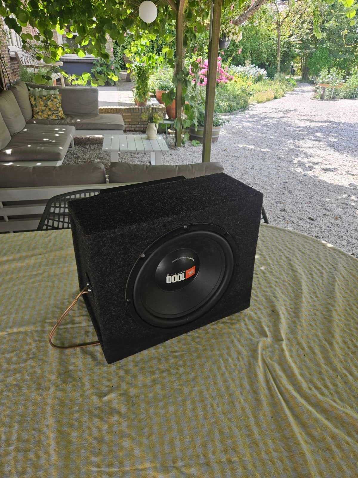 Jbl subwoofer auto 1000W met versterker, Auto diversen, Autospeakers, Ophalen