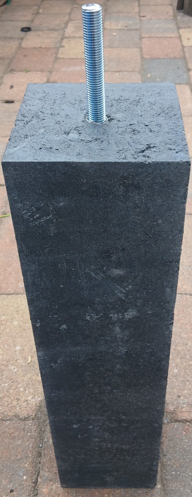 Betonpoer 15x15x60 cm met stelplaat - Nieuw, Ophalen, Nieuw