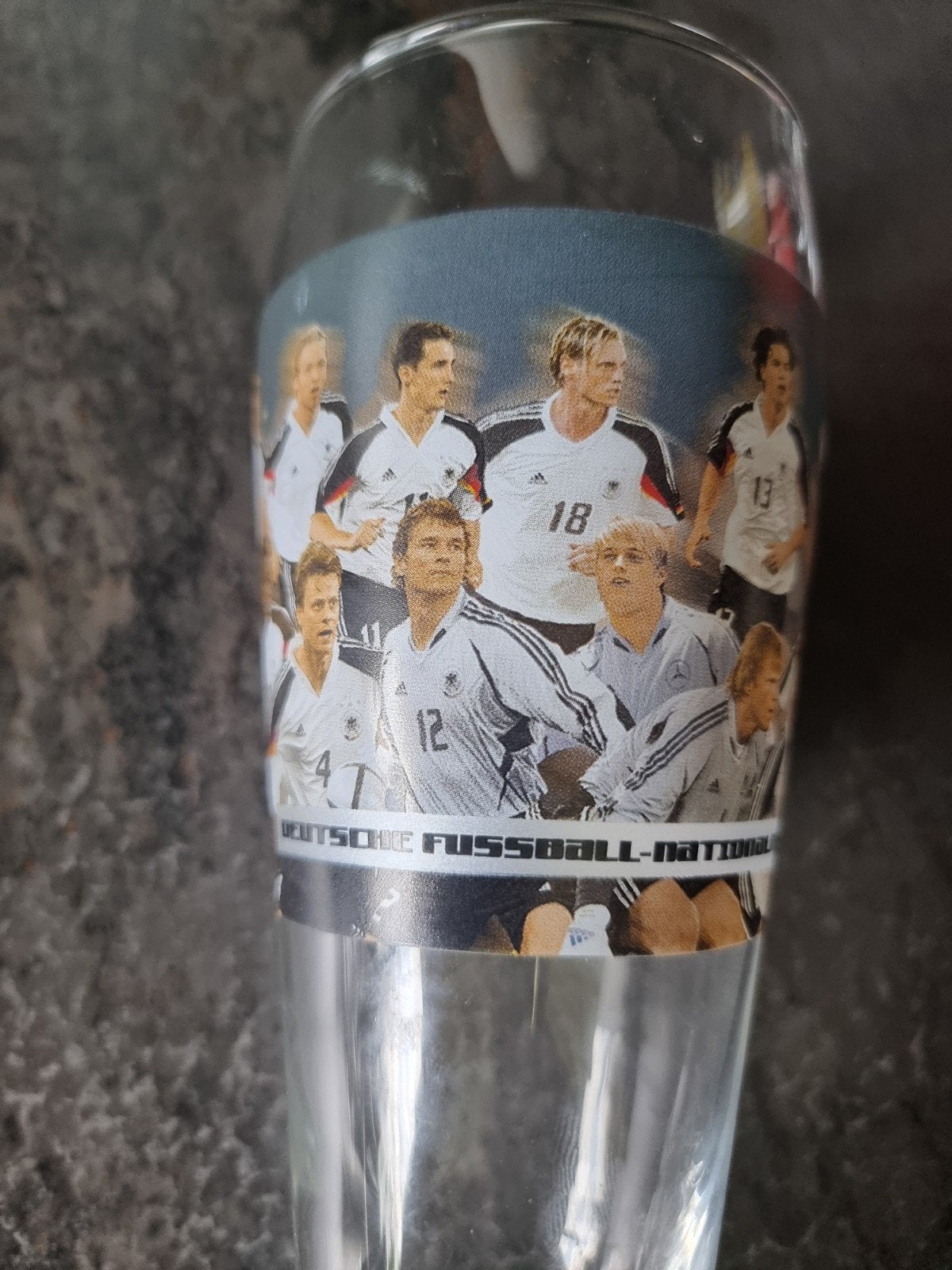 Duits voetbalteam bierglas - DFB verzamelobject, Ophalen of Verzenden, Nieuw, Glas of Glazen, Overige merken