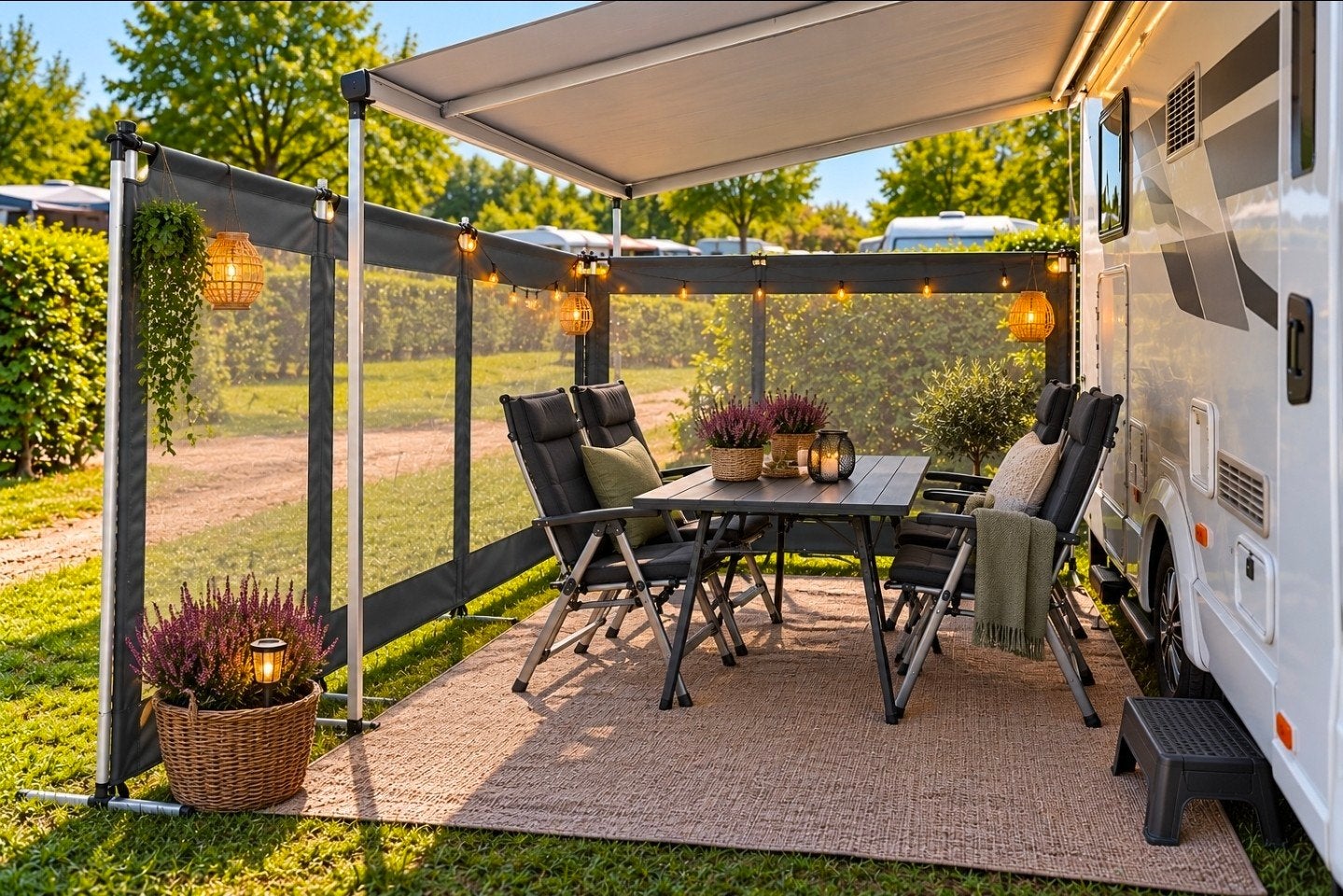 Windscherm, Caravans en Kamperen, Ophalen, Nieuw
